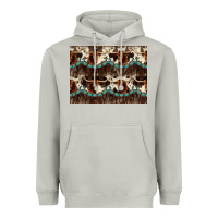 Moon Dust Longhorn Cow Pattern Heavyweight Hoodie - CowhideDigitalArt