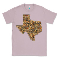 Lilac Western Texas Map Leopard Pattern Classic Tee - Bettercallsaul