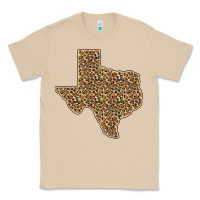 Mushroom Western Texas Map Leopard Pattern Classic Tee - Bettercallsaul