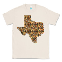 Natural Western Texas Map Leopard Pattern Classic Tee - Bettercallsaul
