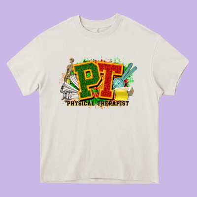 Pt Physical Therapist Juneteenth Heavy Core Tee Designed By Nancycooperartshop
