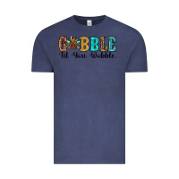 Vintage Denim gobble til you wobble thanksgiving turkey Vintage Tee - RanaPortraitStore