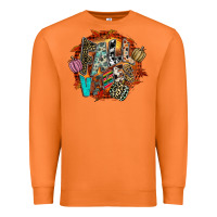 Carrot Fall Vibes Premium Sweatshirt - CowhideDigitalArt