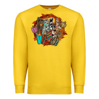 Lemon Fall Vibes Premium Sweatshirt - CowhideDigitalArt