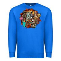 True Royal Fall Vibes Premium Sweatshirt - CowhideDigitalArt