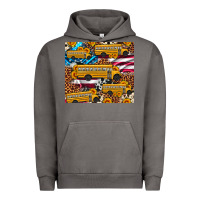 Pigment Tornado school bus American flag sunflower cowhide leopard Urban Hoodie - Artiststas