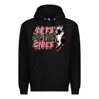 Black let's do this girls soccer Premium Hoodie - FaDigitalArtStudio