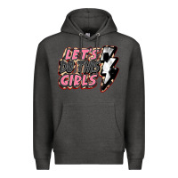 Charcoal Heather let's do this girls soccer Premium Hoodie - FaDigitalArtStudio