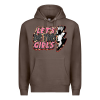 Coffee let's do this girls soccer Premium Hoodie - FaDigitalArtStudio