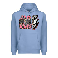 Colony Blue let's do this girls soccer Premium Hoodie - FaDigitalArtStudio