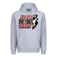Heather Grey let's do this girls soccer Premium Hoodie - FaDigitalArtStudio