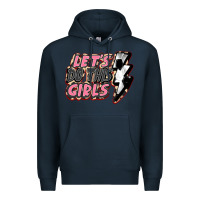 Navy let's do this girls soccer Premium Hoodie - FaDigitalArtStudio