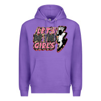 Purple let's do this girls soccer Premium Hoodie - FaDigitalArtStudio