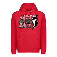 Red let's do this girls soccer Premium Hoodie - FaDigitalArtStudio