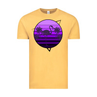 Vintage Mustard Flamingo Palm Vintage Tee - Bettercallsaul