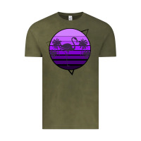 Vintage Olive Flamingo Palm Vintage Tee - Bettercallsaul