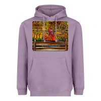 Lavender Farm Life Rooster Heavyweight Hoodie - CowhideDigitalArt