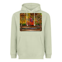 Matcha Farm Life Rooster Heavyweight Hoodie - CowhideDigitalArt