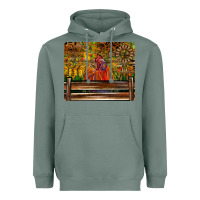 Sage Farm Life Rooster Heavyweight Hoodie - CowhideDigitalArt