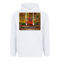 White Farm Life Rooster Heavyweight Hoodie - CowhideDigitalArt