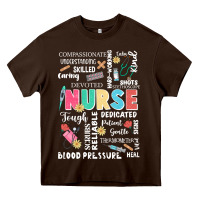 Chocolate Brown nurse word Heavy Core Tee - JahusDesignShop