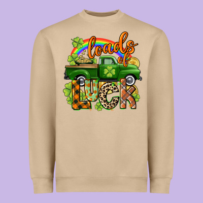 Loads Of Luck Heavyweight Sweatshirt Designed By Cowgirlartshop