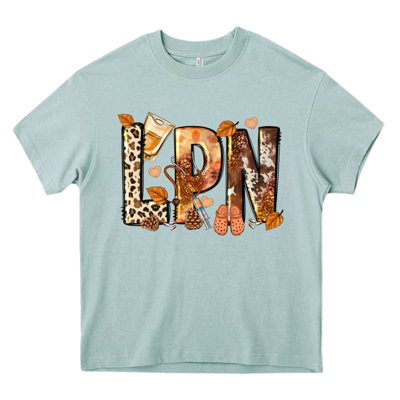 Lpn Licensed Practical Nurse Heavy Core Tee by NancyCooperArtShop | Teevron