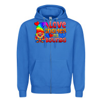 True Royal Love Gnomes No Bounds Zipper Hoodie - BundleAndBundleShop