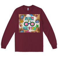 Burgundy summer is a state of mind Long Sleeve Tee - TumblerDesignByShophia
