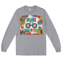 Heather Grey summer is a state of mind Long Sleeve Tee - TumblerDesignByShophia