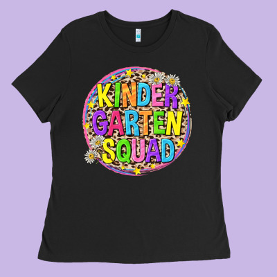 Kindergarten Squad Ladies Tee Designed By Nancycooperartshop
