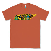Copper Western Tenessee Map Sunflower Pattern Classic Tee - Bettercallsaul