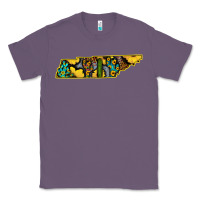 Lavender Western Tenessee Map Sunflower Pattern Classic Tee - Bettercallsaul