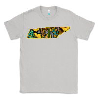 Moon Dust Western Tenessee Map Sunflower Pattern Classic Tee - Bettercallsaul