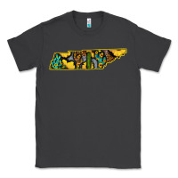 Smoke Western Tenessee Map Sunflower Pattern Classic Tee - Bettercallsaul
