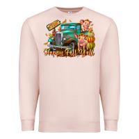 Pale Pink Farm Happy Fall Y'all Premium Sweatshirt - CowhideDigitalArt