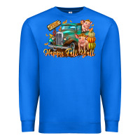 True Royal Farm Happy Fall Y'all Premium Sweatshirt - CowhideDigitalArt