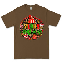 Cacao merry leopard merry christmas Premium Tee - MaliasSmallBusiness