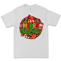 Dove Grey merry leopard merry christmas Premium Tee - MaliasSmallBusiness