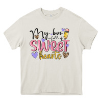 Cream my bus full of sweet hearts Heavy Core Tee - MaliasSmallBusiness