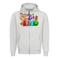 Dove Grey Be Kind LGBTQ+ Zipper Hoodie - BundleAndBundleShop