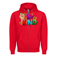 Red Be Kind LGBTQ+ Zipper Hoodie - BundleAndBundleShop