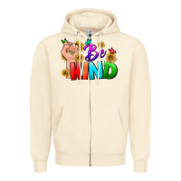 Sandshell Be Kind LGBTQ+ Zipper Hoodie - BundleAndBundleShop