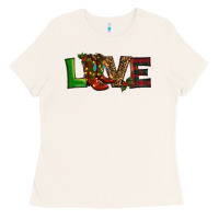 Bone Christmas boots love Ladies Tee - RanaPortraitStore