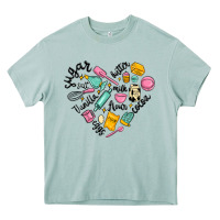 Vanilla Eggs Sugar Cocoa And Kitchen Heart Heavy Core Tee | Teevron