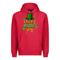 Cardinal lucky dude St. Patricks Day Premium Hoodie - FaDigitalArtStudio