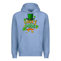 Colony Blue lucky dude St. Patricks Day Premium Hoodie - FaDigitalArtStudio