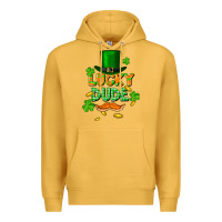 Mustard lucky dude St. Patricks Day Premium Hoodie - FaDigitalArtStudio