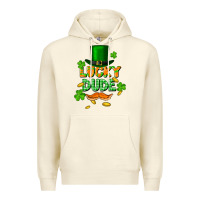 Sandshell lucky dude St. Patricks Day Premium Hoodie - FaDigitalArtStudio