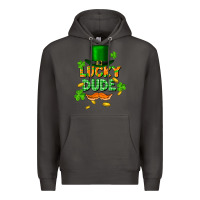 Smoke lucky dude St. Patricks Day Premium Hoodie - FaDigitalArtStudio